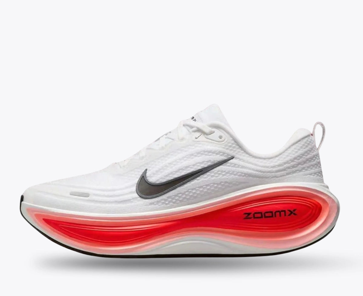 Nike Vomero Plus Road Running Shoes - White / Bright Crimson