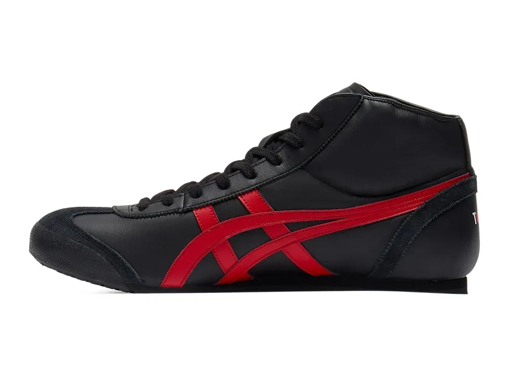 Onitsuka Tiger MEXICO Mid Runner 1183B577 001 BLACK CLASSIC RED