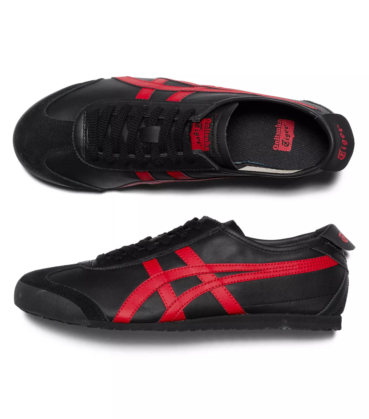 Onitsuka Tiger MEXICO 66 1183C102 004 BLACK CLASSIC RED