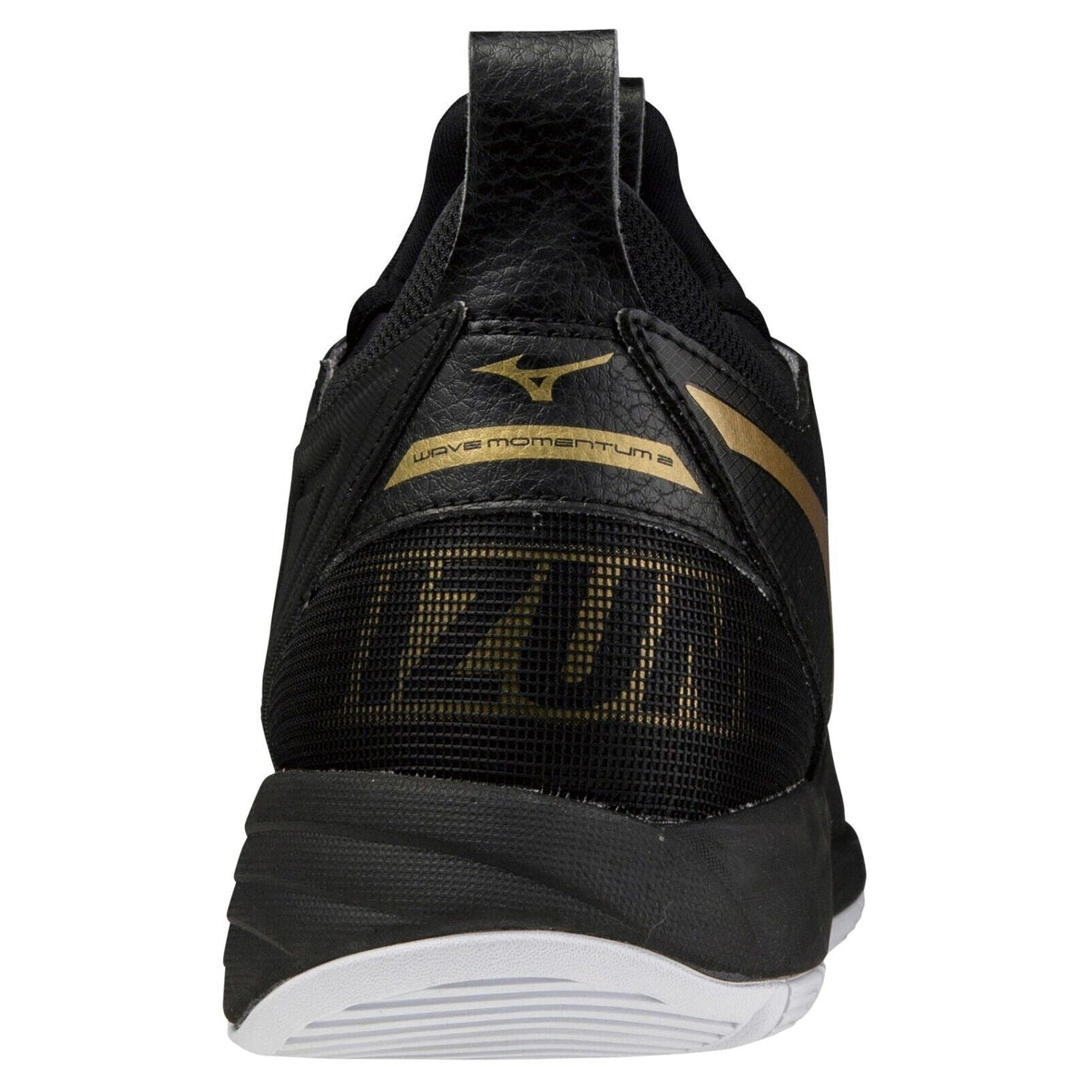 MIZUNO Wave Momentum 2 V1GA2112 52 Black Gold Width 2.5E Volleyball Shoes