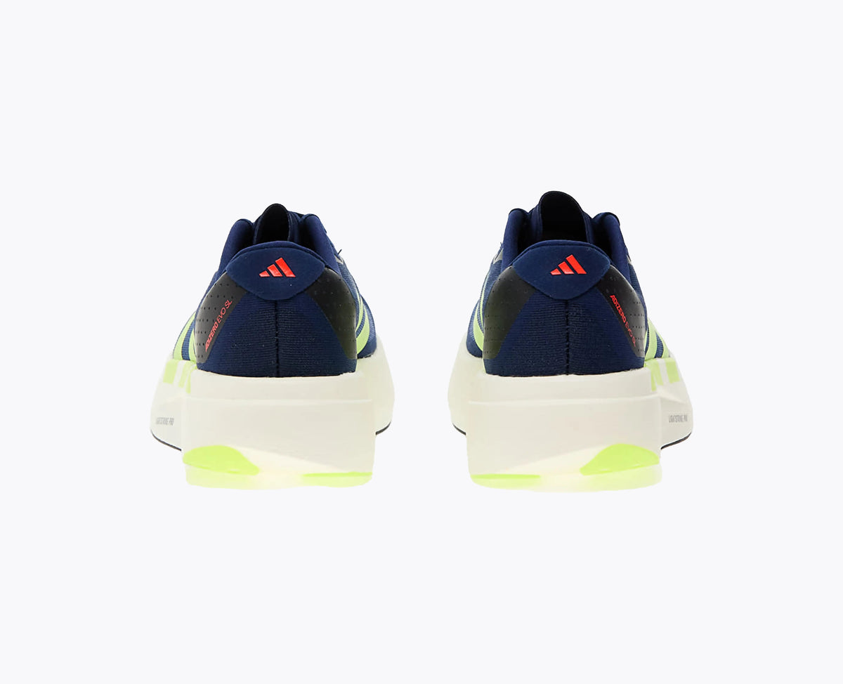 Adidas Adizero EVO SL Running Shoes – Dark Blue / Solar Slime