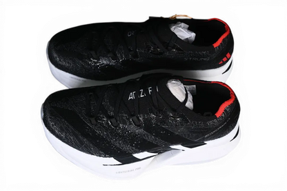 Adidas Adizero Prime X3 Strung Running Shoes - Black, White & Red