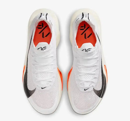 Nike Alphafly 3 Prototype Racing Shoes – White / Total Orange