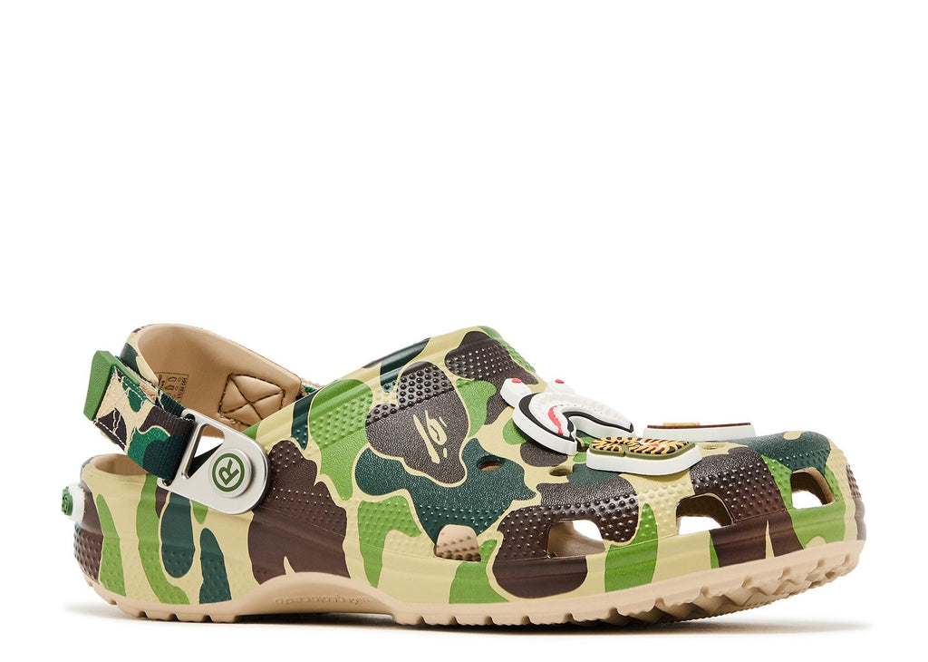 BAPE x Crocs Classic Clog 'ABC Camo - Green' (209627-212)