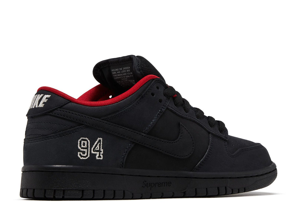 Nike Supreme x Dunk Low SB 'Black' (HQ8487-001)
