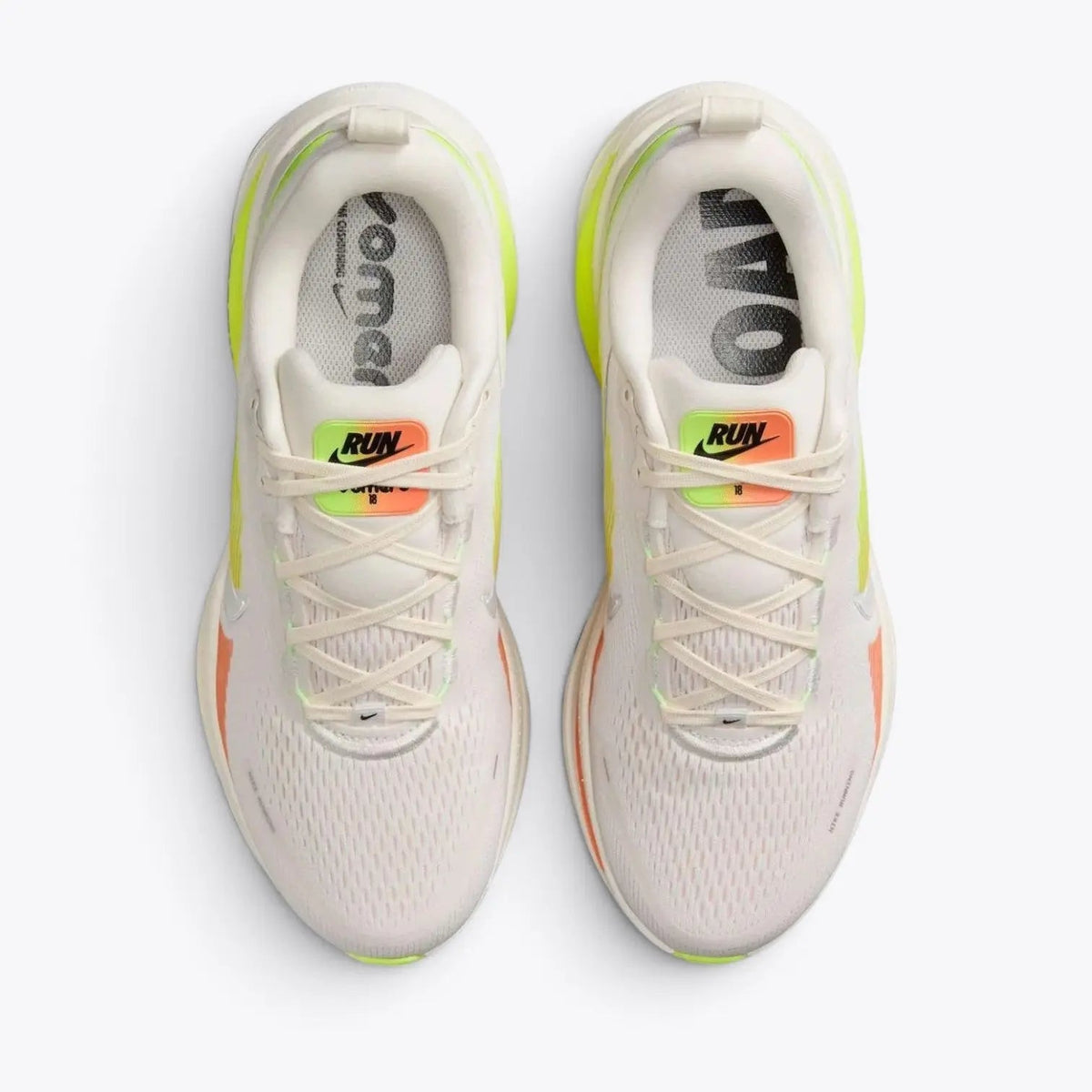 Nike Vomero 18 Road Running Shoes - Phantom / Wild Mango / Volt
