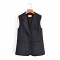 Women Vest Suit Vest Commuter Loose
