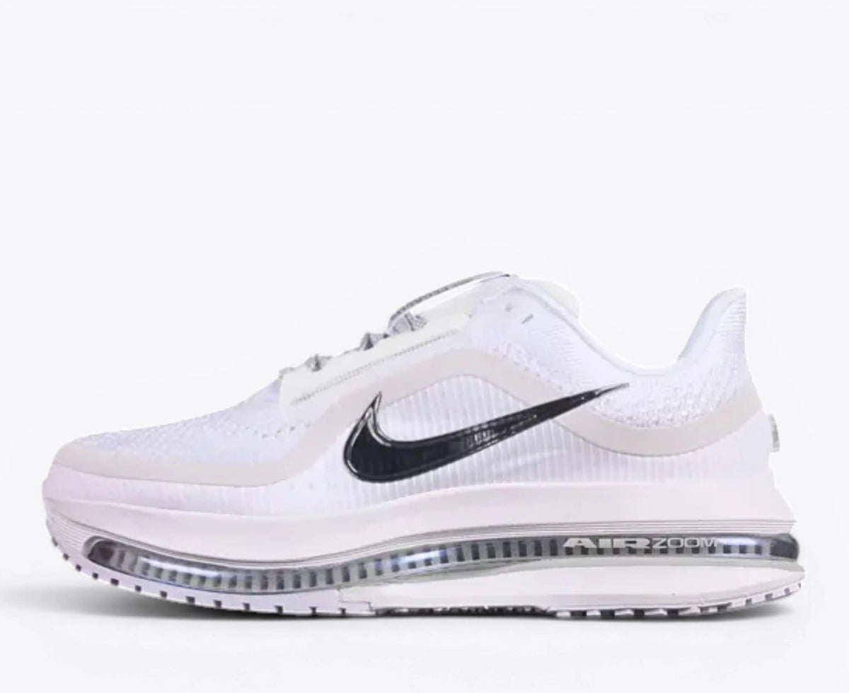Nike Pegasus Premium Road Running Shoes - White / Metallic Silver