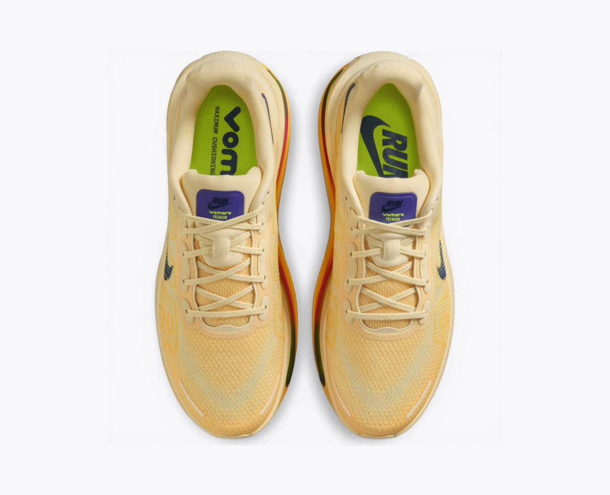 Nike Vomero Premium Road Running Shoes - Alabaster / Citron Pulse