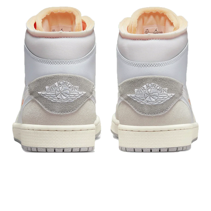 Air Jordan 1 Mid 'Craft Inside Out White Grey'